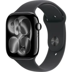 Apple Watch Series 11 Aluminium 46mm Αδιάβροχο με Παλμογράφο (Jet Black Aluminium Case with Black Sport Band - M/L) Apple Watch Series 11 Aluminium 46mm Αδιάβροχο με Παλμογράφο (Jet Black Aluminium Case with Black Sport Band - M/L)