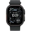 Apple Watch Ultra 3 Titanium 49mm Αδιάβροχο με eSIM και Παλμογράφο (Black Titanium Case with Black Ocean Band)
