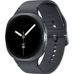 Samsung Galaxy Watch8 Aluminium 44mm Αδιάβροχο με Παλμογράφο (Dark Gray)