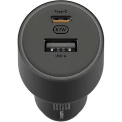 Xiaomi Φορτιστής Αυτοκινήτου 67W με Θύρες: 1xUSB 1xType-C Μαύρο Χρώμα Xiaomi Φορτιστής Αυτοκινήτου 67W με Θύρες: 1xUSB 1xType-C Μαύρο Χρώμα