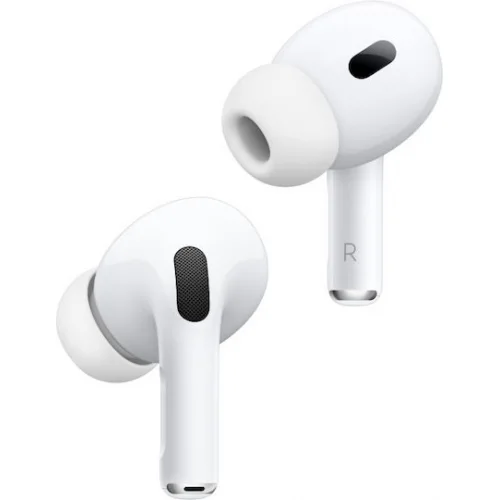 Apple AirPods Pro 2 με MagSafe Charging Case (USB‑C) In-ear Bluetooth Handsfree Ακουστικά με Αντοχή στον Ιδρώτα και Θήκη Φόρτισης Λευκά