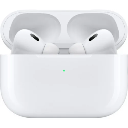 Apple AirPods Pro 2 με MagSafe Charging Case (USB‑C) In-ear Bluetooth Handsfree Ακουστικά με Αντοχή στον Ιδρώτα και Θήκη Φόρτισης Λευκά