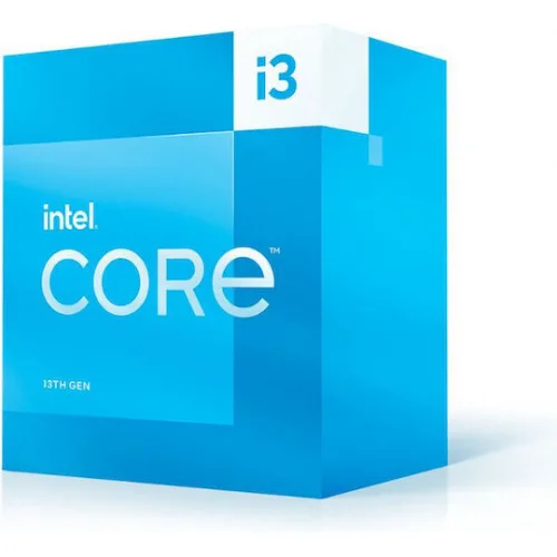 Intel Core i3-13100 3.4GHz Επεξεργαστής 4 Πυρήνων για Socket 1700 σε Κουτί με Ψύκτρα
