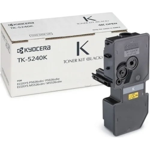 Kyocera TK-5240K Γνήσιο Toner Laser Εκτυπωτή Μαύρο 4000 Σελίδων (1T02R70NL0)