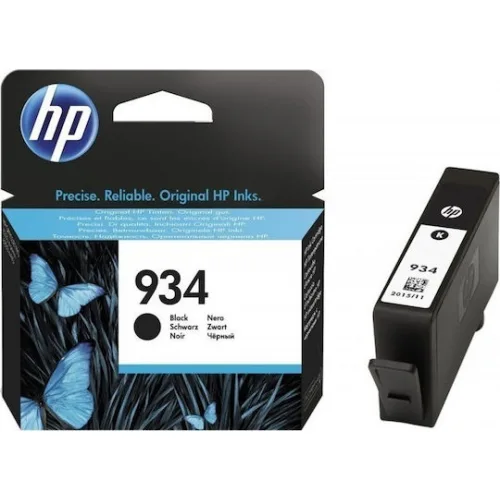 HP 934 Γνήσιο Μελάνι Εκτυπωτή InkJet Μαύρο (C2P19AE)