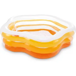 Intex Swim Center Παιδική Πισίνα Φουσκωτή 185x180x53εκ. Πορτοκάλι Intex Swim Center Παιδική Πισίνα Φουσκωτή 185x180x53εκ. Πορτοκάλι