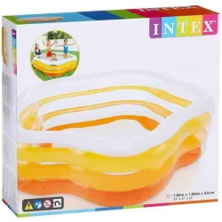 Intex Swim Center Παιδική Πισίνα Φουσκωτή 185x180x53εκ. Πορτοκάλι Intex Swim Center Παιδική Πισίνα Φουσκωτή 185x180x53εκ. Πορτοκάλι