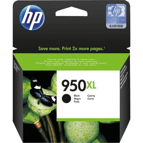 HP 950XL Γνήσιο Μελάνι Εκτυπωτή InkJet Μαύρο (CN045AE)
