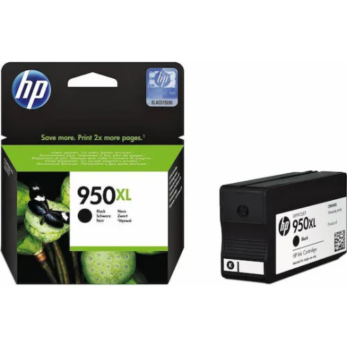 HP 950XL Γνήσιο Μελάνι Εκτυπωτή InkJet Μαύρο (CN045AE)