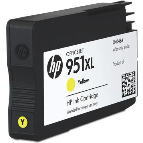 HP 951XL Γνήσιο Μελάνι Εκτυπωτή InkJet Κίτρινο (CN048AE)