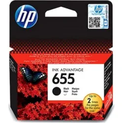 HP 655 Γνήσιο Μελάνι Εκτυπωτή InkJet Μαύρο (CZ109AE)