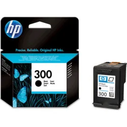HP 300 Γνήσιο Μελάνι Εκτυπωτή InkJet Μαύρο (CC640EE)