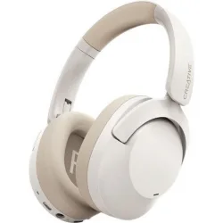 Creative Zen Hybrid 2 Ασύρματα / Ενσύρματα Over Ear Ακουστικά με 67 ώρες Λειτουργίας και Quick Charge Cream Creative Zen Hybrid 2 Ασύρματα / Ενσύρματα Over Ear Ακουστικά με 67 ώρες Λειτουργίας και Quick Charge Cream