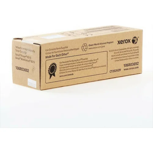 Xerox 106R03692 Γνήσιο Toner Laser Εκτυπωτή Κίτρινο High Capacity 4300 Σελίδων