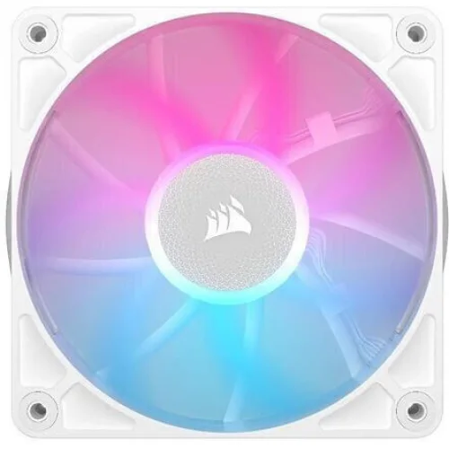 Corsair iCue Link RX120 Case Fan με RGB Φωτισμό και Σύνδεση 4-Pin PWM 3τμχ Λευκό