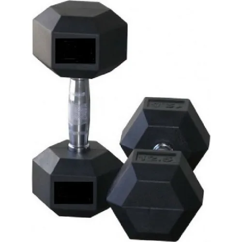 AMILA Βαράκι Εξάγωνο Λαστιχένιο 1 x 6.0kg