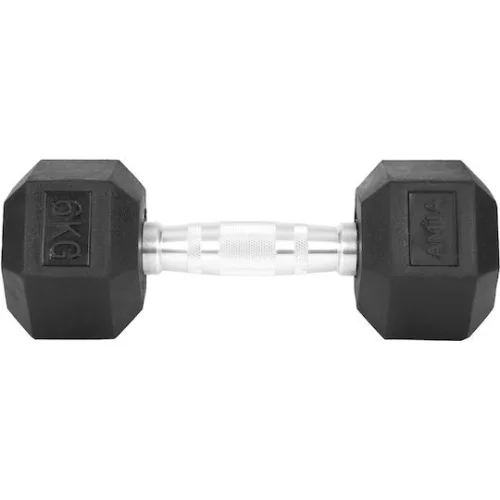 AMILA Βαράκι Εξάγωνο Λαστιχένιο 1 x 6.0kg