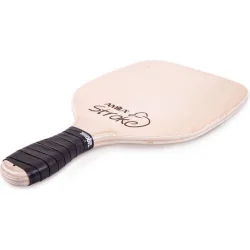 AMILA Stroke Ρακέτα Παραλίας Μπεζ 400gr με Μαύρη Ίσια Λαβή AMILA Stroke Ρακέτα Παραλίας Μπεζ 400gr με Μαύρη Ίσια Λαβή
