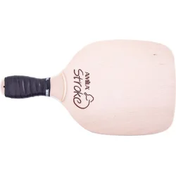 AMILA Stroke Ρακέτα Παραλίας Μπεζ 400gr με Μαύρη Ίσια Λαβή AMILA Stroke Ρακέτα Παραλίας Μπεζ 400gr με Μαύρη Ίσια Λαβή