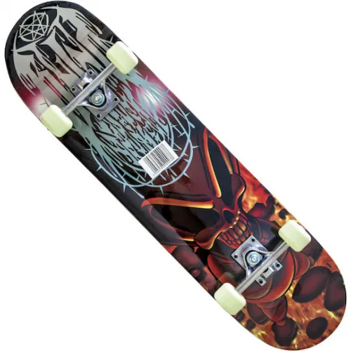 AMILA Skatebird Skull 7.87" Complete Shortboard Πολύχρωμο