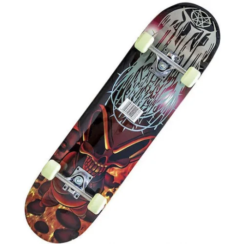AMILA Skatebird Skull 7.87" Complete Shortboard Πολύχρωμο