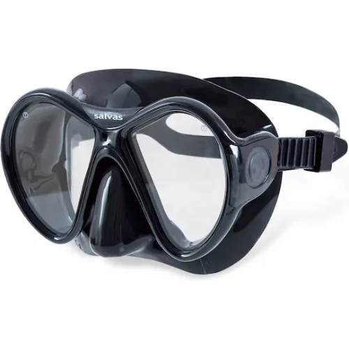 Salvas Μάσκα Θαλάσσης Σιλικόνης Large σε Μαύρο χρώμα