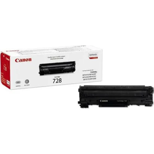 Canon 728 Γνήσιο Toner Laser Εκτυπωτή Μαύρο 30000 Σελίδων (3500B002)