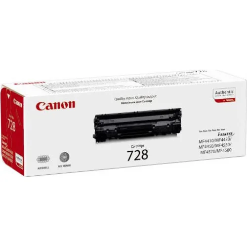 Canon 728 Γνήσιο Toner Laser Εκτυπωτή Μαύρο 30000 Σελίδων (3500B002)