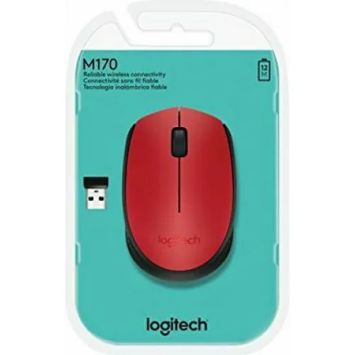 Logitech M171 Ασύρματο Mini Ποντίκι Κόκκινο