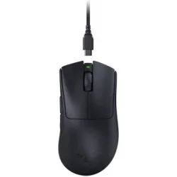 Razer DeathAdder V3 Pro + Hyperpolling Wireless Dongle Ασύρματο Gaming Ποντίκι Μαύρο