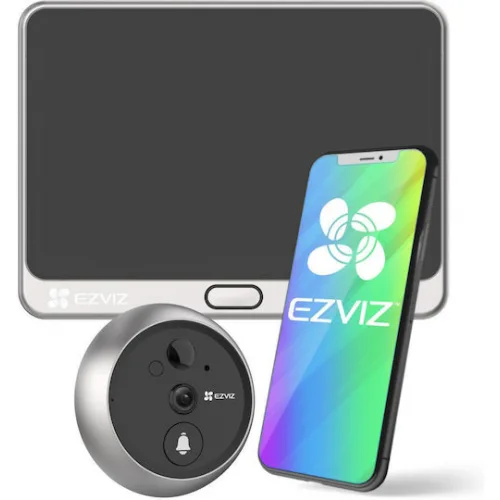 Ezviz Ασύρματο Κουδούνι Πόρτας Ασημί
