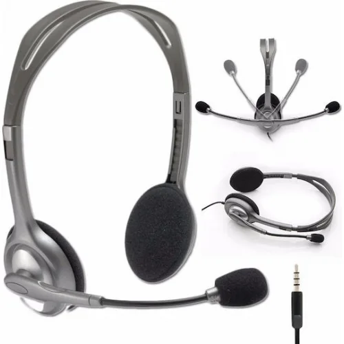 Logitech H111 On Ear Multimedia Ακουστικά με μικροφωνο και σύνδεση 3.5mm Jack