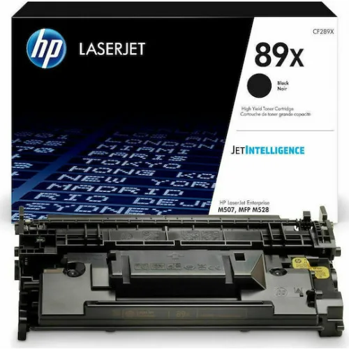 HP 89X Γνήσιο Toner Laser Εκτυπωτή Μαύρο High Yield 10000 Σελίδων (CF289X)