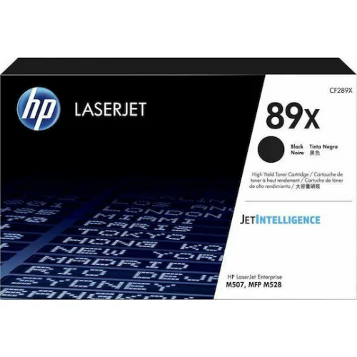 HP 89X Γνήσιο Toner Laser Εκτυπωτή Μαύρο High Yield 10000 Σελίδων (CF289X)