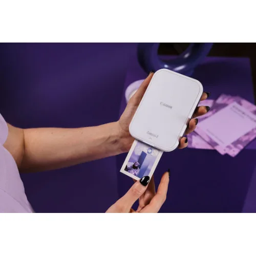 Canon Zoemini 2 Zink Εκτυπωτής για Φωτογραφίες με Bluetooth White