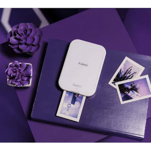 Canon Zoemini 2 Zink Εκτυπωτής για Φωτογραφίες με Bluetooth White