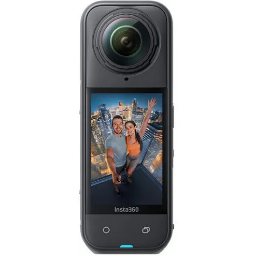 Insta360 x5 Action Camera 8K με Οθόνη και Wi-Fi Μαύρη