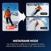 Insta360 x5 Action Camera 8K με Οθόνη και Wi-Fi Μαύρη