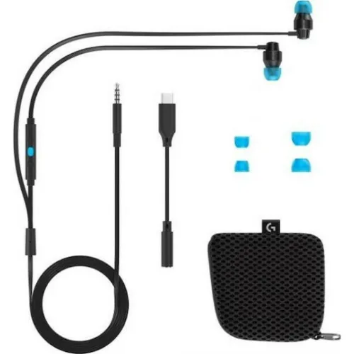 Logitech G333 In Ear Gaming Headset με σύνδεση 3.5mm