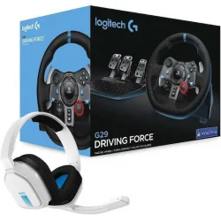 Logitech G29 Τιμονιέρα με Πετάλια για PC / PS4 / PS5 με 900° Περιστροφής + Astro A10 Headset
