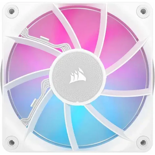 Corsair iCue Link RX120 Case Fan με RGB Φωτισμό και Σύνδεση 4-Pin PWM Λευκό