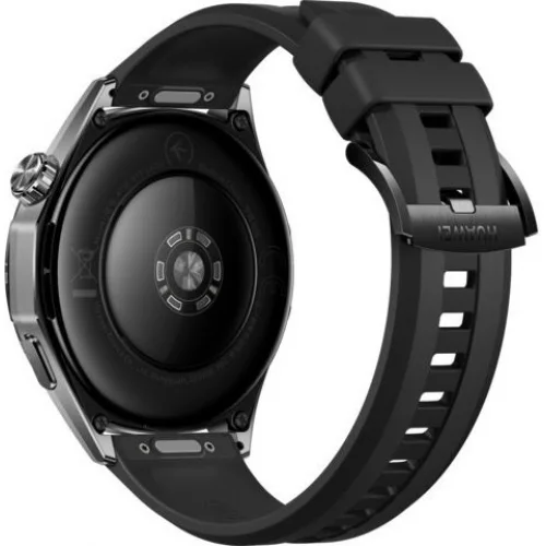 Huawei Watch GT 6 Stainless Steel 46mm Αδιάβροχο με Παλμογράφο (Black)