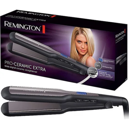 Remington Pro-Ceramic Extra S5525 Πρέσα Μαλλιών με Κεραμικές Πλάκες