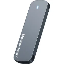 Powertech Θήκη για Σκληρό Δίσκο M.2 PCI Express / SATA III NVME με σύνδεση Type-C σε Γκρι χρώμα