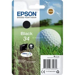 Epson 34 Γνήσιο Μελάνι Εκτυπωτή InkJet Μαύρο (C13T34614010)