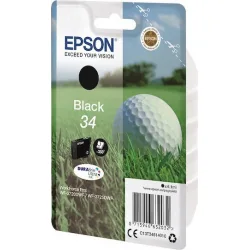 Epson 34 Γνήσιο Μελάνι Εκτυπωτή InkJet Μαύρο (C13T34614010)