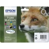 Epson T1285M Γνήσιο Πακέτο 4 Μελανιών Εκτυπωτή InkJet Κίτρινο / Κυανό / Ματζέντα / Μαύρο (C13T12854010 C13T12854012)