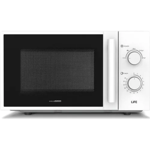 Life Micro20 Φούρνος Μικροκυμάτων 20lt Λευκός