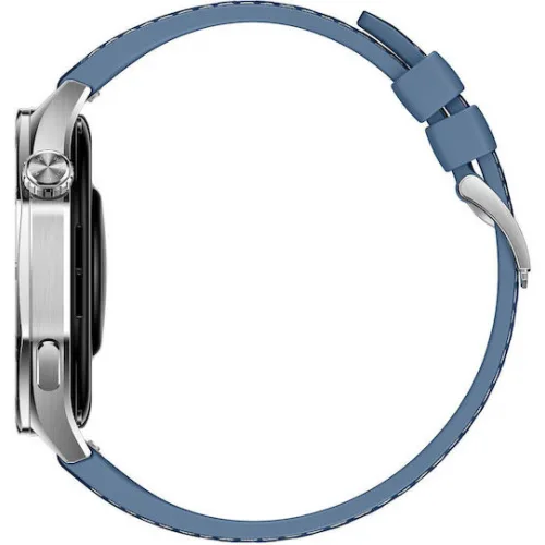 Huawei Watch GT 5 Stainless Steel 46mm Αδιάβροχο με Παλμογράφο (Μπλε)