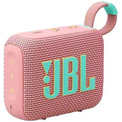 JBL Go 4 Αδιάβροχο Ηχείο Bluetooth 4.2W με Διάρκεια Μπαταρίας έως 7 ώρες Ροζ